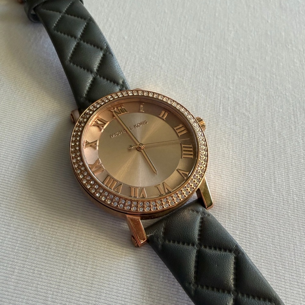 Michael Kors Rose Gold and Grey Women's Watch